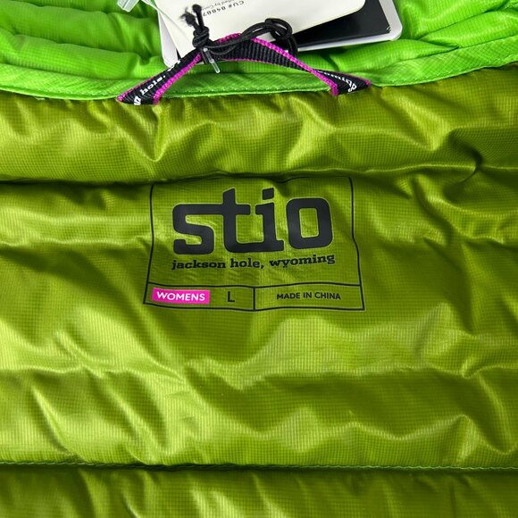 NWT Stio Green 800 Fill Power Hyperdry Pertex Goose Down Puffer Vest Size Large - Picture 7 of 15